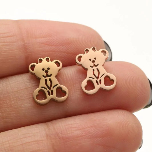Cute Animal Ear Studs