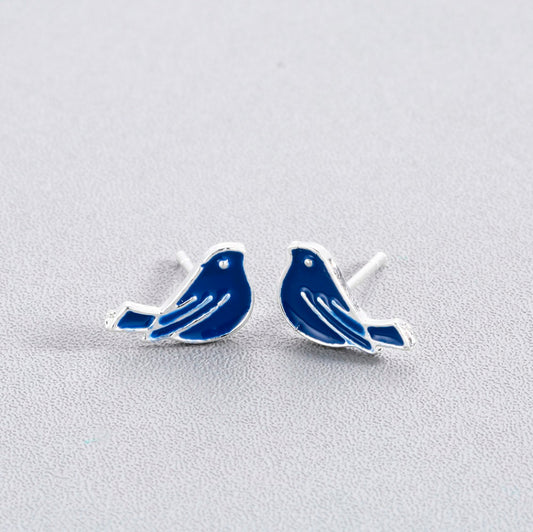 Mirage Cute Blue Bird earrings