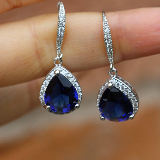 Mirage Sapphire Earrings