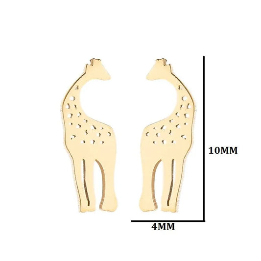 Simple Style Animal 304 Stainless Steel No Inlaid 18K Gold Plated Ear Studs