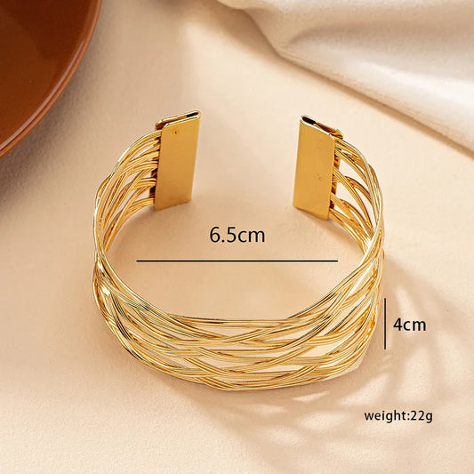 Adjustable Brass Cuff – Perfect for Any Wrist