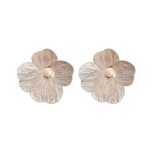 wholesale jewelry modern style classic style flower alloy ear studs