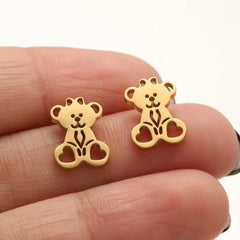 Cute Animal Ear Studs