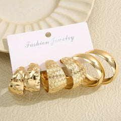 COMBO OF 3 GOLDEN BALI EARINGS