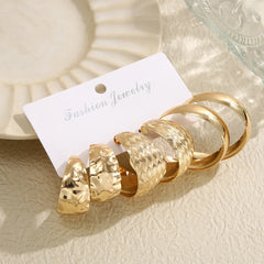 COMBO OF 3 GOLDEN BALI EARINGS