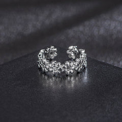 Floral Toe Rings