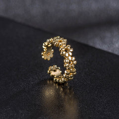 Floral Toe Rings