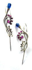 Mirage  Pink and Blue Unique stylish  Ear Cuff Earrings