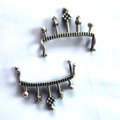 Mirage Oxidize Silver  Unique stylish  Ear Cuff Earrings