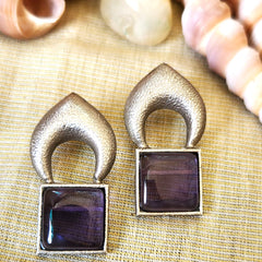 Mirage - Elegant  Stone Stud Earrings
