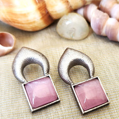 Mirage - Elegant  Stone Stud Earrings