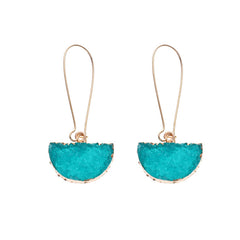 Fashion Geometric Alloy No Inlaid Drop Earrings
