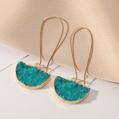 Fashion Geometric Alloy No Inlaid Drop Earrings