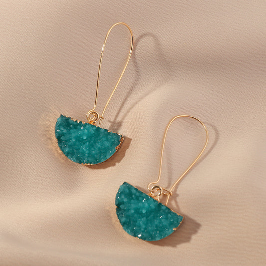 Fashion Geometric Alloy No Inlaid Drop Earrings