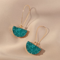 Fashion Geometric Alloy No Inlaid Drop Earrings