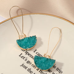 Fashion Geometric Alloy No Inlaid Drop Earrings