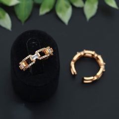 Sterling  Ring with Cubic Zirconia – Modern Luxury