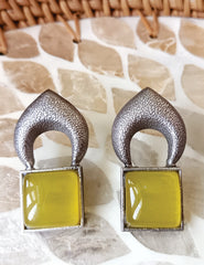 Mirage - Elegant  Stone Stud Earrings