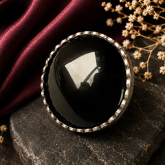 Round Colour Stone Statement Ring for Women | The Mirage Fashion
