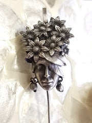 EFloral Muse Art Nouveau Lady Face Earrings  Cuff Earrings