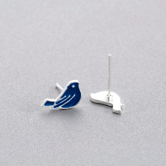 Mirage Cute Blue Bird earrings