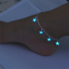 Mirage  Silver and Blue Toned & Anklet