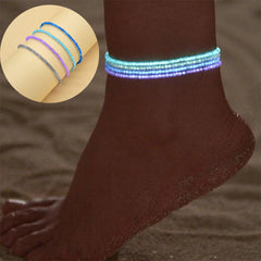 Mirage Multicolor Beads Anklets