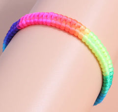 Mirage Multicolor Weaving Color Braided String Bracelet