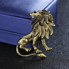 Mirage Lion Brooch