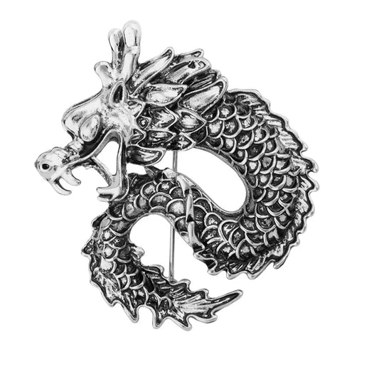 Mirage Dragon Brooch Pin