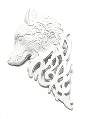 MIRAGE - Antique bronse Charming Vintage Men Punk Wolf Badge Pin Brooch |Game of Thrones Stark Wolf brooches for men latest | tie pin for men