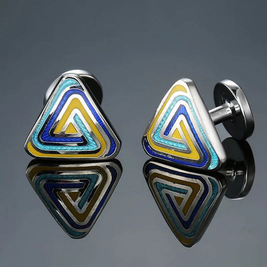 Mirage Triangle Men Cufflink