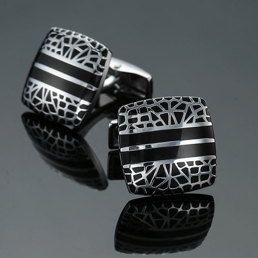 Mirage Retro Metal Shirt Cufflinks