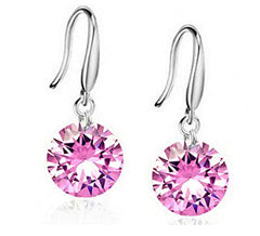 Mirage Enchanting Light Weight Cubic Zircon Crystal Drop Earrings for Women and Girls, for Daily Use, Office Use