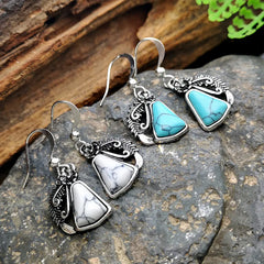 Mirage Vintage Stone Earrings