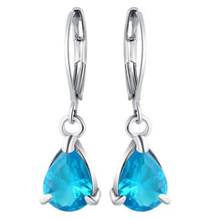 Mirage Fashion Drop Earrings for Women & Girls White