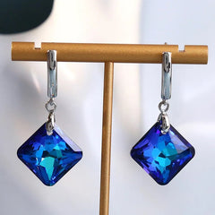 Mirage  Modern Style Classic Style Geometric Glass  Drop Earrings