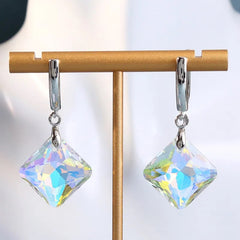 Mirage  Modern Style Classic Style Geometric Glass  Drop Earrings