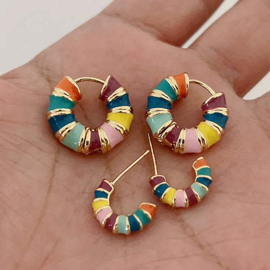 Mirage Hoop Baali Earrings