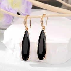 Mirage  Vintage Style Geometric Alloy Earrings Inlaid Crystal Inlaid Zircon Crystal