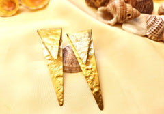 Mirage  Gold-Toned Contemporary Studs Earrings