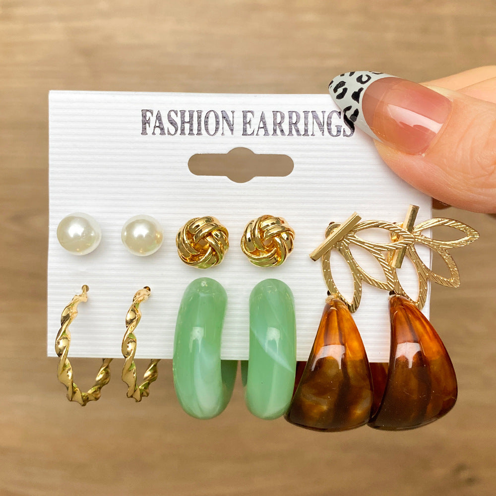 Mirage  Set of  Aesthetic Earrings