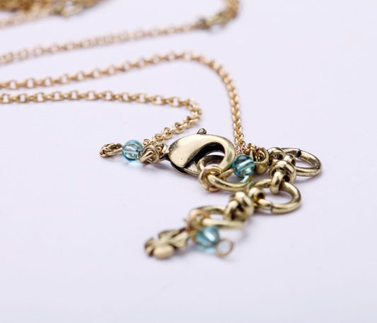 Mirage Shadowhunters Blue Bird and Birdcage Necklace