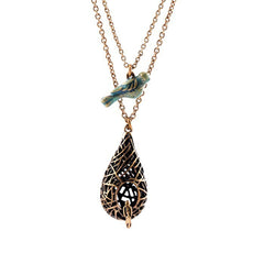 Mirage Shadowhunters Blue Bird and Birdcage Necklace