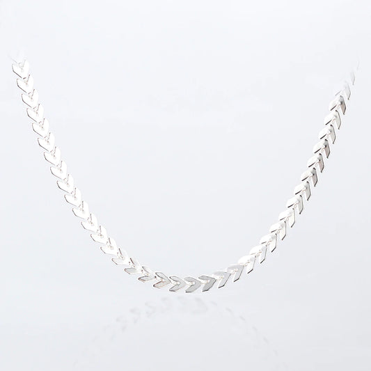 Mirage Leaf Designed Chain Necklace