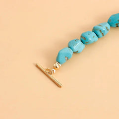 Mirage Turquoise Beaded Chocker Necklace