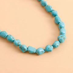 Mirage Turquoise Beaded Chocker Necklace