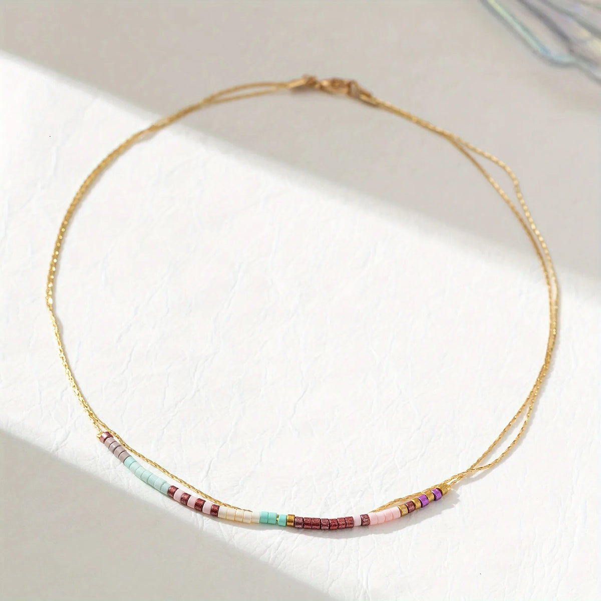 Mirage Layered Mini Bead Necklace