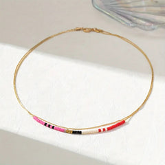 Mirage Layered Mini Bead Necklace