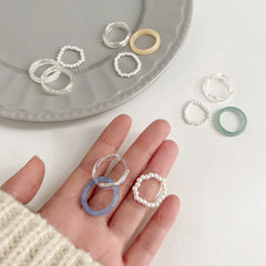 Mirage Minimalist Aesthetic Trendy Finger Rings